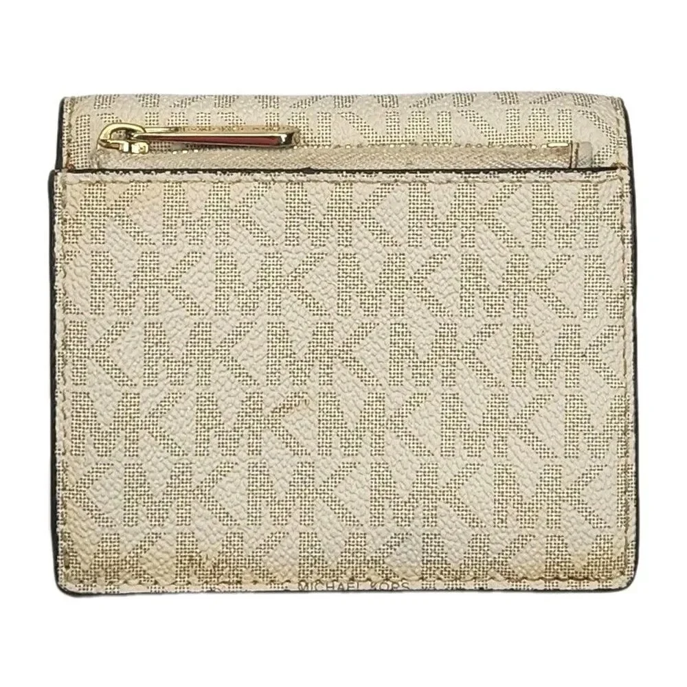 Michael Kors Wallet Beige Jet Set Bifold 4.75